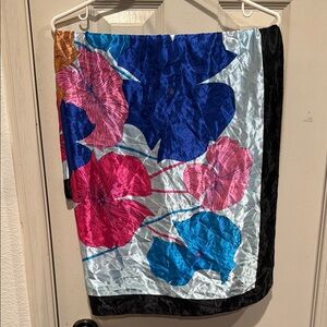 Floral Patterned Scarf